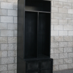 modern industrial mudroom locker