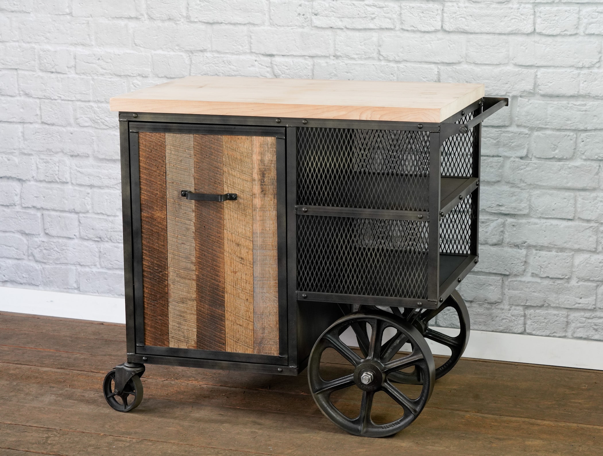 wood kitchen bar carts